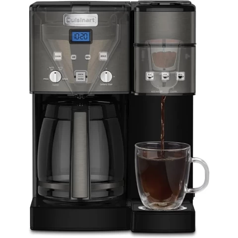 Programmable 12-Cup Coffee Maker with "Bold" Brew-Strength Control