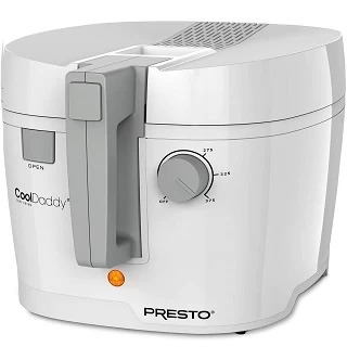 Presto® CoolDaddy® Cool-Touch Deep Fryer with Removable Bucket 2 Qt. - White Photo