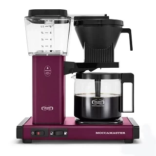 Moccamaster KBGV Automatic Drip Stop Coffee Maker (40 oz Glass Carafe) Beetroot Photo