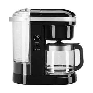 KitchenAid 12-Cup Drip Coffee Maker With Spiral Showerhead Onyx Black Photo