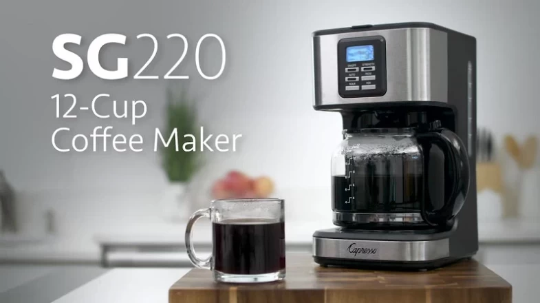 Capresso SG220 Drip Coffee Machine Banner Photo