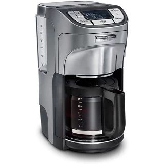 Hamilton Beach 12-Cup Professional Programmable Coffee Maker Silver Photo