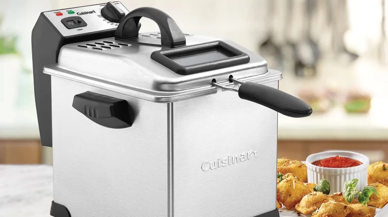 Cuisinart Stainless Steel Deep Fryer 3.4-Quart Banner Photo