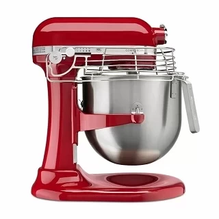 KitchenAid Commercial 8-Quart Bowl-Lift Stand Mixer with Bowl Guard Empire Red Photo
