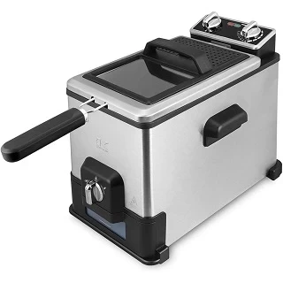 Kalorik 4.2 Qt. XL Deep Fryer with Oil Filtration Stainless Steel Photo